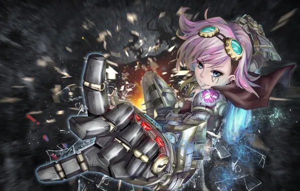 Look, girl, the game, art, League of Legends