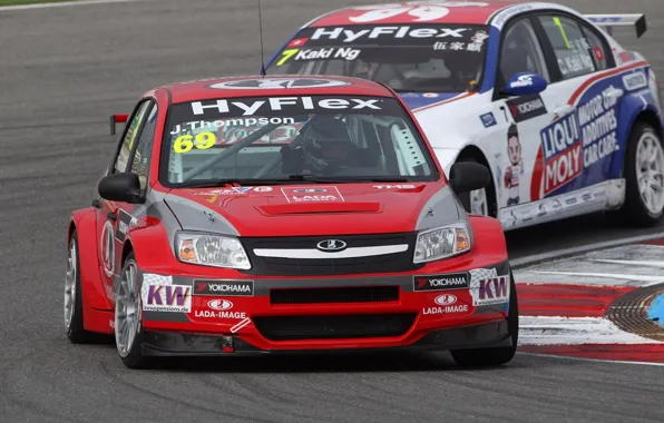 BMW, Turn, Track, Race, Lada, WTCC, Lada Granta