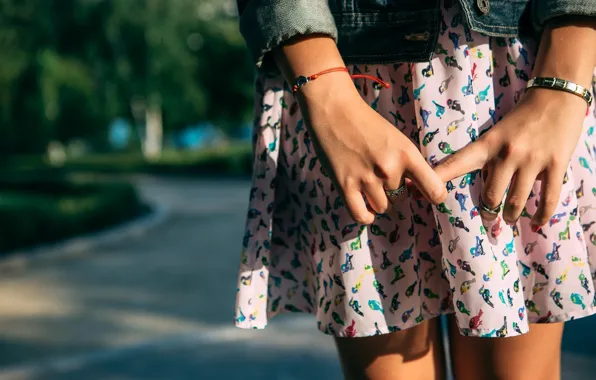 Decoration, dress, legs, Paul Saduev
