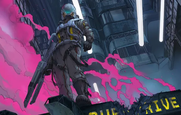 Weapons, figure, people, art, costume, art, Overdrive, Klaus Wittmann
