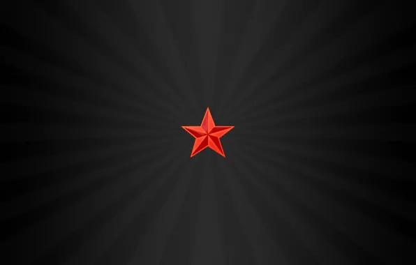 Minimalism, Star, Red