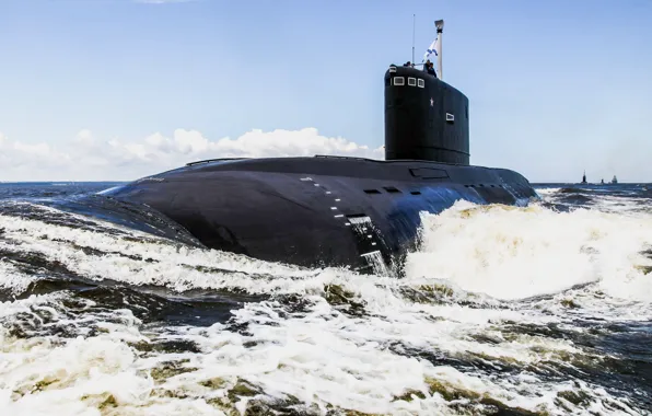 Picture sea, project 636, submarine
