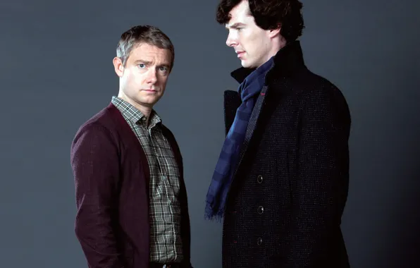 Sherlock Holmes, Martin Freeman, Benedict Cumberbatch, Sherlock, Sherlock BBC, Sherlock Holmes, partners, John Watson