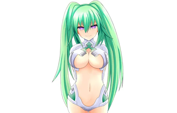 Girl, sexy, cleavage, long hair, boobs, anime, beautiful, pretty