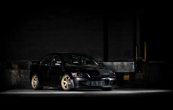 Picture black, tuning, Mitsubishi, Lancer, Lancer, Mitsubishi, evolution, Evolution 9