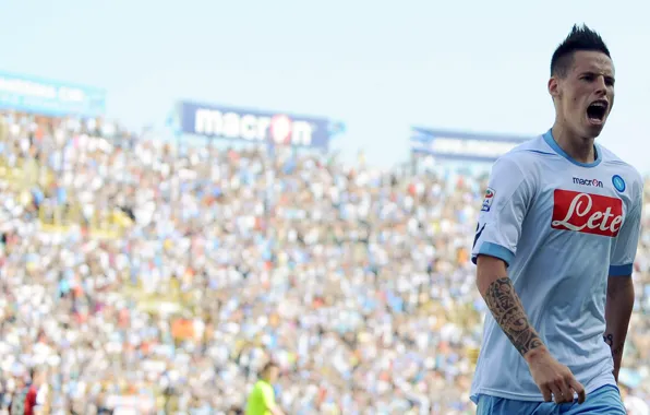 Emotions, player, Napoli, Marek Lives "Celebrity" Any, Marek Hamšík, Napoli