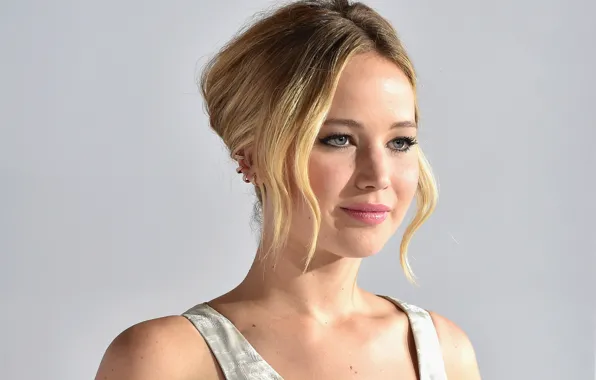 Picture look, pose, makeup, actress, look, pose, actress, Jennifer Lawrence