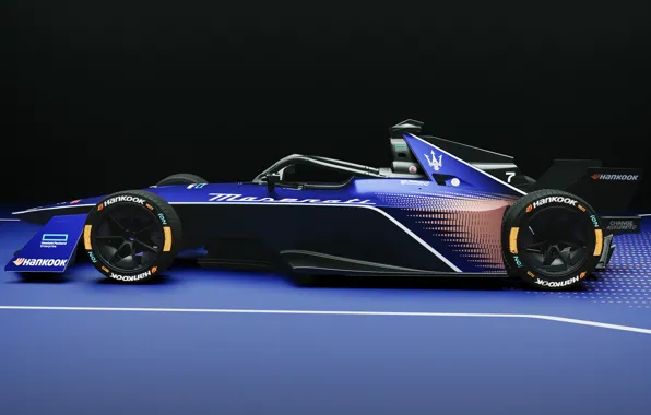 Maserati, side view, racing car, Tipo, 2023, Folgore, Maserati Type Folgore