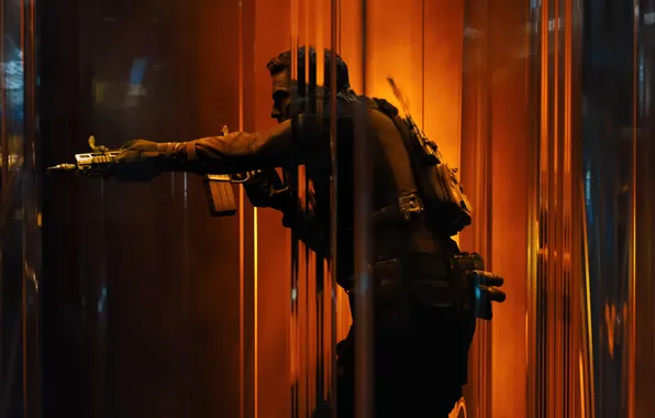 Soldier, games, silhouette, 2025 Games, Tactical gear, Orange Lights, Call of Duty: Black Ops 7, …