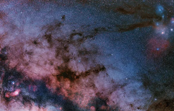 Space, nebula, stars, Laguna, constellation, NGC 6523