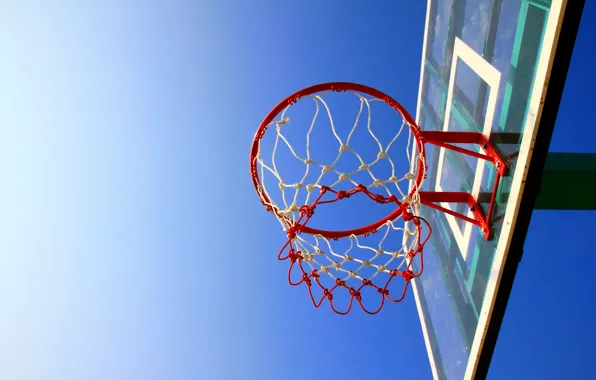 The sky, basket, shield, basketball, wrap