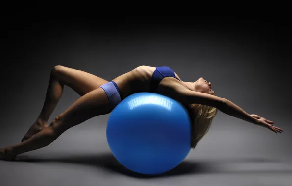 The ball, Body, Pose, Fitness, Fitness Girl