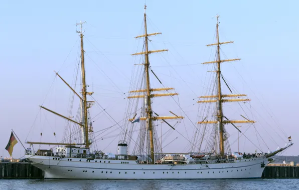 Germany, Museum, bark, Gorch Fock