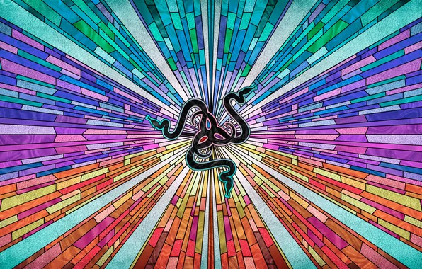 Glass, abstraction, Razer