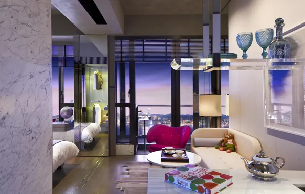 Design, style, interior, apartment, megapolis, living room