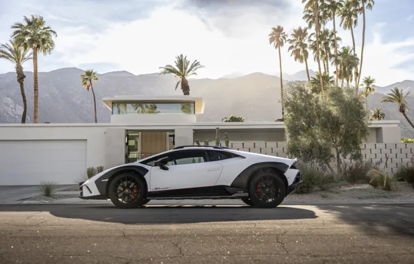 Picture Lamborghini, Huracan, side view, Lamborghini Huracan Sterrato