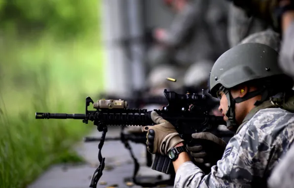 Weapons, army, soldiers