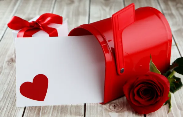 Picture red, love, heart, romantic, sweet, gift, roses, red roses