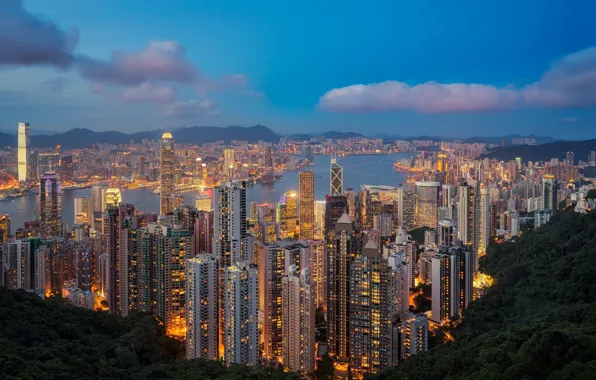 The city, Hong Kong, China