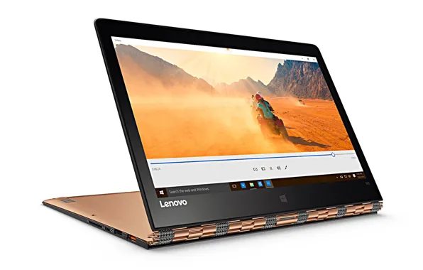 Picture white background, orange, Lenovo, IdeaPad YOGA, Ultrabook