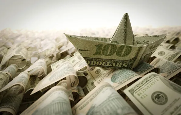 Ship, Dollars, Dollars, 100, Ship, Money sea, Money Sea