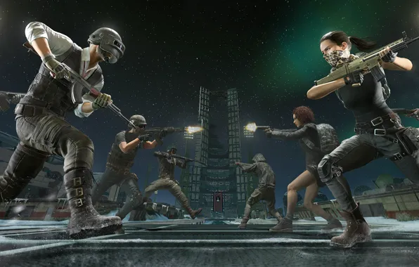 Weapons, the opposition, soldiers, PlayerUnknown's Battlegrounds