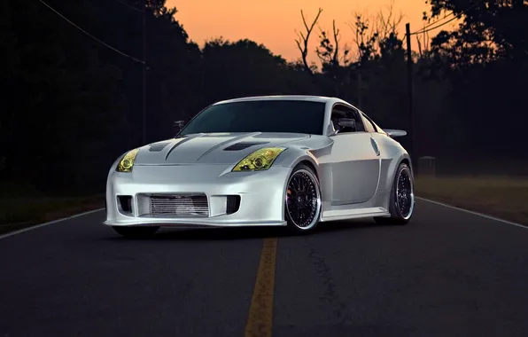 Picture the evening, nissan, 350z