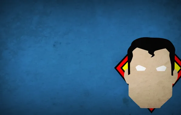 Picture figure, minimalism, hero, superman, minimalism, 1920x1080, hero, picture