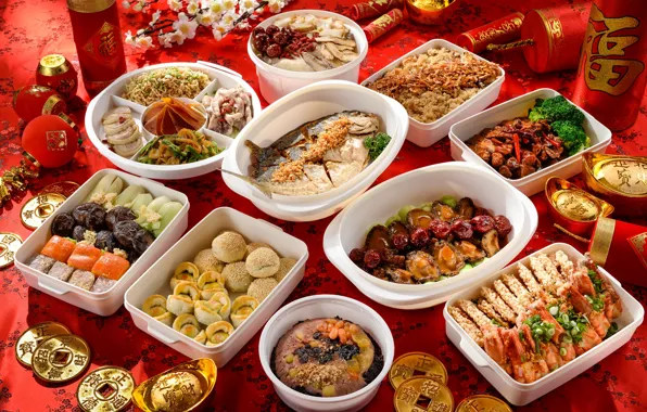 Meat, seafood, meals, cuts