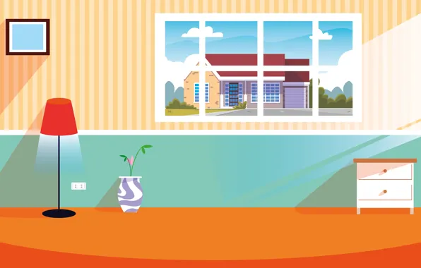 House, Lamp, Window, House, Lamp, Window, Exterior, Exterior