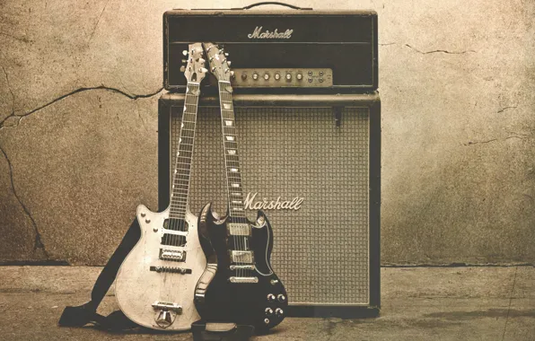 Music, background, wall, white, guitar, black, monitor, rock