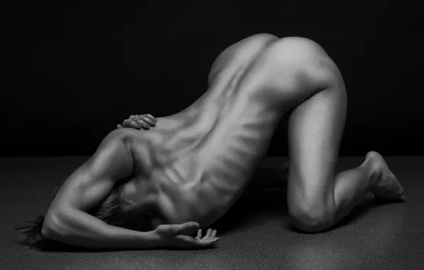 Girl, pose, body, curves, Anton Belovodchenko, bodyscape-2