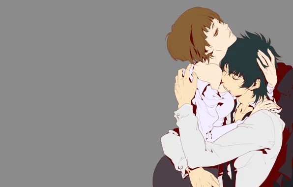 Anime, art, guy, two, psycho-pass, Psychoport