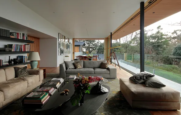 Design, style, Villa, interior, Japan, Japan, living room, dining room