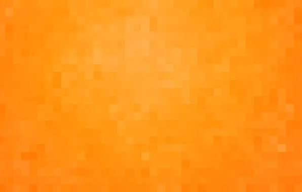 Orange, background, Wallpaper, pixels, square