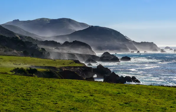 Picture rocks, coast, CA, USA