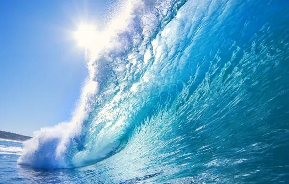 Picture sea, nature, wave