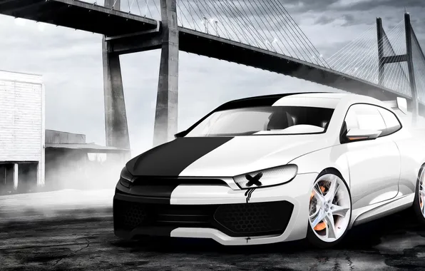 Picture scirocco, two faces