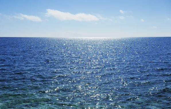 The sky, the ocean, Japan, Okinawa