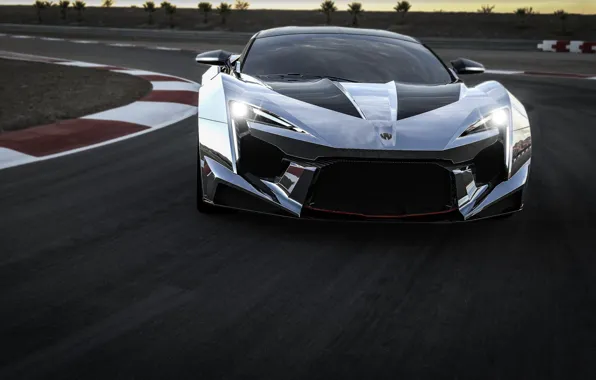 Auto, Machine, Lights, Rendering, Supercar, Concept Art, The front, Sports car