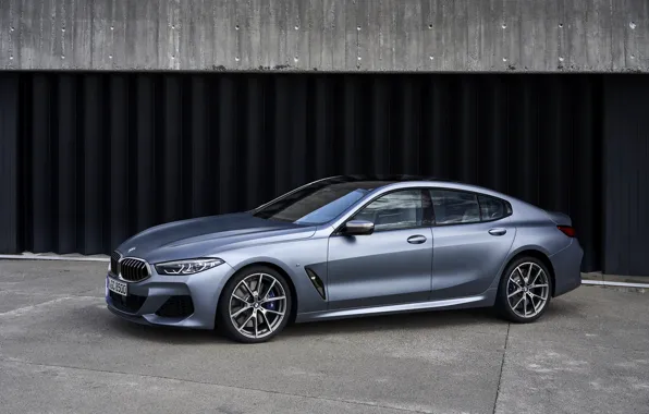 Picture coupe, BMW, Gran Coupe, 8-Series, 2019, the four-door coupe, Eight, at the gate