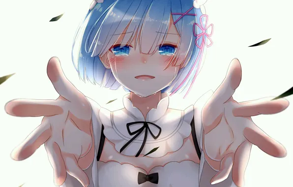 Smile, hands, blue hair, the maid, Re Life in the alternative world from scratch, Re …