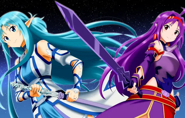 Sword, game, armor, anime, fairy, ken, blade, MMORPG