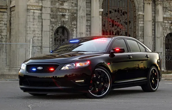 Picture machine, police, cars, ford, police, interceptor, stealth, fords