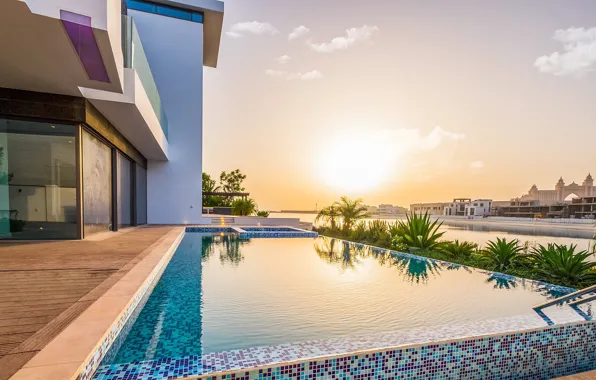 Picture the city, Villa, pool, Dubai, UAE