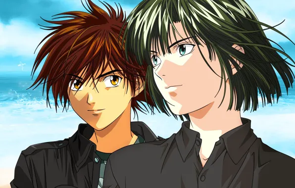Art, guys, players, Hikaru no Go
