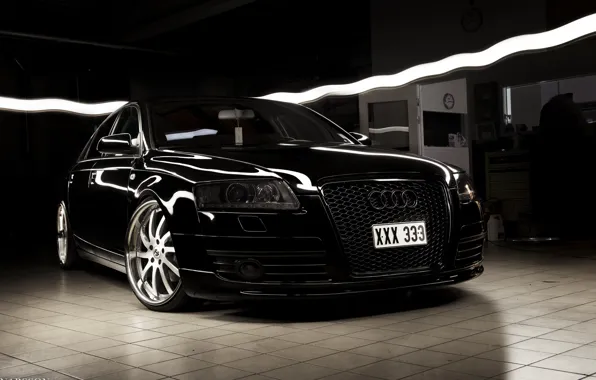 Audi, Audi, black, black