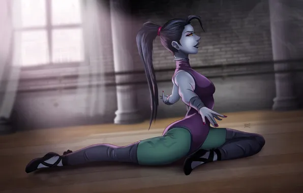 Figure, The game, Blizzard, Art, Sniper, Game, Amelie, Illustration