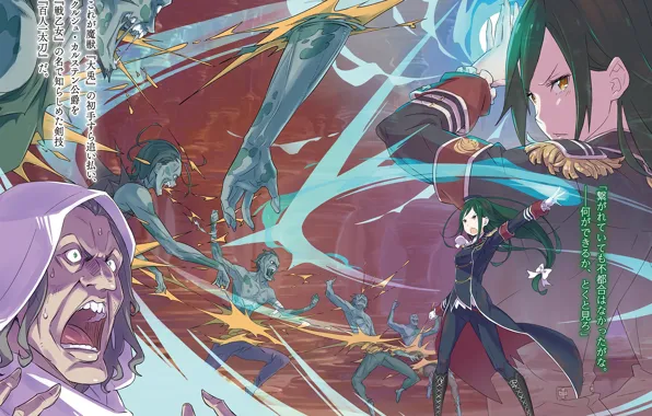 Girl, anime, zombies, characters, From scratch, Re: Zero Kara Hajime Chip Isek Or Seikatsu