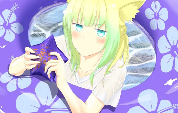Look, girl, flowers, starfish, ears, Fate - Apocrypha, Fate Apocrypha